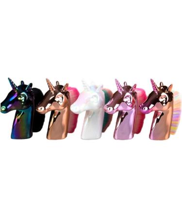 minkissy Makeup Foundation Brush 1pc Foundation Makeup Women s Suits Foundation Brush Brush for Powder Foundation Ladies Suits Unicorn Makeup Women's The Face Brush 9x8cm Golden handle color - Buy Online on SooperMarket.com