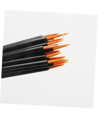 PLAFOPE 100pcs Eyeliner Eyeliner Small Eyeliner Brush Lip Liner Marker Liner Makeup Brush Orange - Buy Online on SooperMarket.com