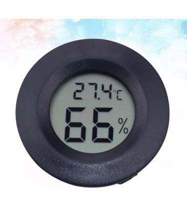POPETPOP 4 pcs humidity gauge bearded dragon tank accessories humidity monitor gecko tank accessories indoor temperature gauge digital humidity meter Temperature and humidity meter crawl mediumx2pcs Blackx2pcs - Buy Online on SooperMarket.com