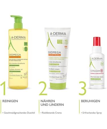 A-DERMA Exomega Control Cream 200 ml Cream - Buy Online on SooperMarket.com