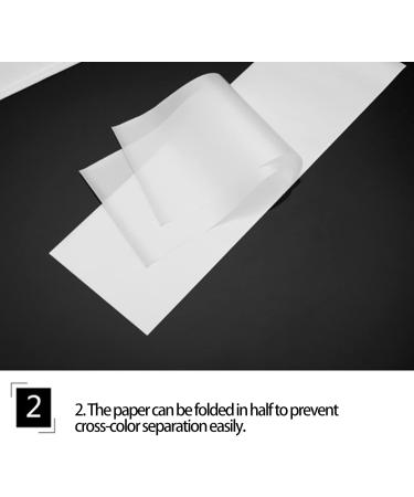 100 Pieces of Hair Dye Paper Professional Sheet for Hair Colouring Hair Highlighting Strips Reusable Dye Separation Sheet for Hairdressing Stylists - Buy Online on SooperMarket.com