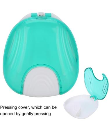 Retainer Case Portable Orthodon tic Press-to-Open Retainer Case Adult Waterproof Denture Box Storage Container for Denture Braces Mouth Guard (Blue) - Buy Online on SooperMarket.com