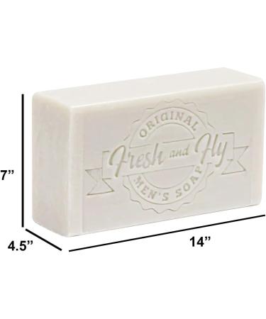 Fresh and Fly Ball Soap for Men Gentle and Cleansing Natural Soap Bar- Infused with Tea Tree Oil Coconut Oil Shea Butter - Moisturizing Ball Wash for Men - Buy Online on SooperMarket.com