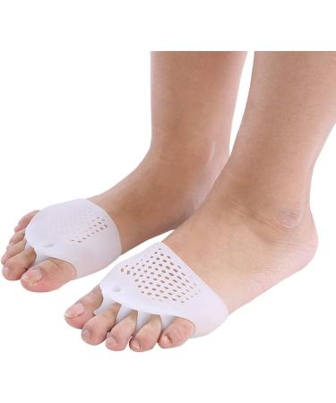 Silicone Bunion Straightener - Hallux Valgus Corrector & Toe Protector for Pain Relief | 1 Pair (White) - Buy Online on SooperMarket.com