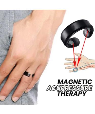 Cricia Lymphdrainage Magne Ring - 2-Pack Slimming Magnet Ring for Weight Loss | Elegant Magnetic Open Rings for Men & Women - International Shipping - Buy Online on SooperMarket.com