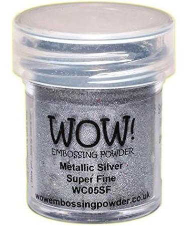Wow! Metallic Embossing Powder Bundle - Gold, Silver, Platinum, Copper - 15ml (Set of 4) - Buy Online on SooperMarket.com