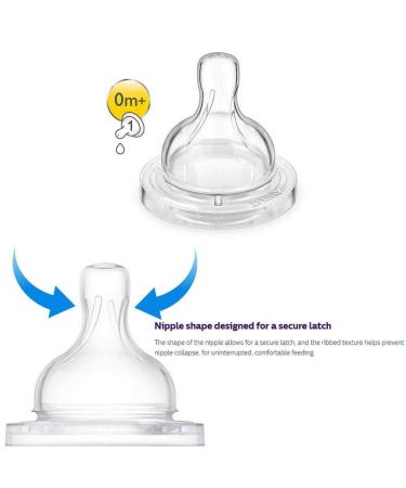 Philips AVENT SCF400/34 Anti-Colic 4oz 3pk Clear Bottle with Insert - Buy Online on SooperMarket.com