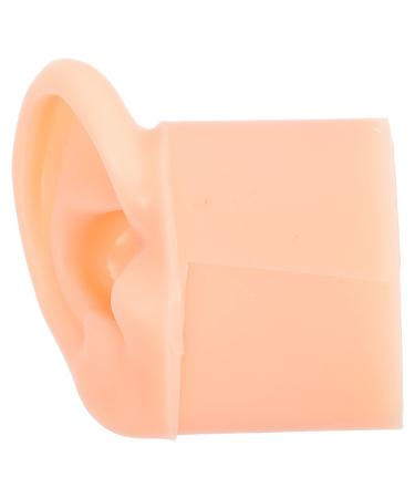 Exceart 1stk acupuncture model simulation human ear model piercing tools practice piercing ear model tongue display made of silicone earrings silicone in food quality medical skin-6
