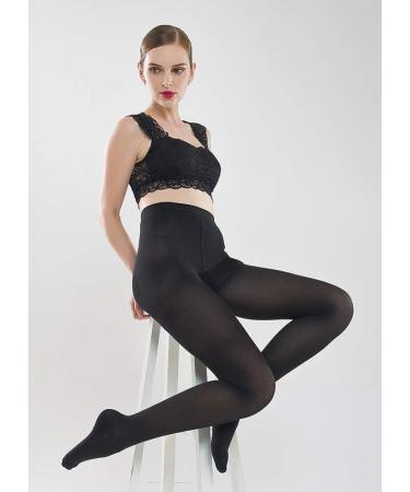Haodasi Women Compression Pantyhose - 23-32mmHg Medical Support Stockings for Varicose Veins - Black, X-Large - Buy Online on SooperMarket.com