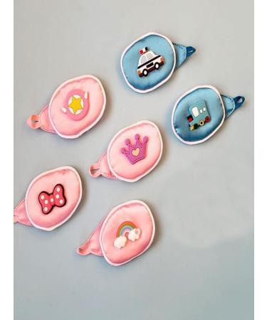 Single Silky Lovely Cartoon Eye Patch Glasses Cover Lazy Training Amblyopia Strabismus Corrected Eye Patches for Children's - (Rosette Pattern) Left Eye - Buy Online on SooperMarket.com