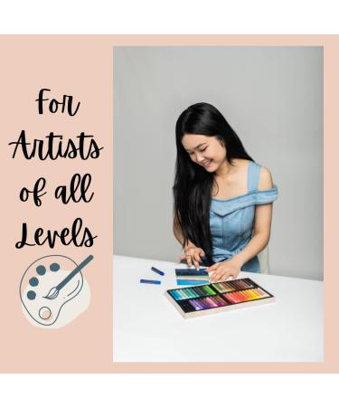 48-Piece Soft Oil Pastels Set - Professional Art Supplies for Drawing - Non-Toxic Classroom Set for Kids - Creamy Texture - Ideal for Artists - Buy Online on SooperMarket.com