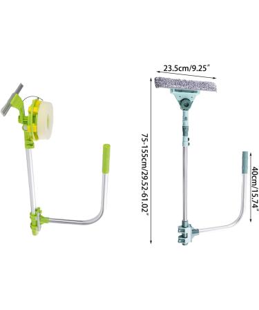 Household Window Cleaning Tool Extendable Glass Window Scrubber Dust Cleaner For Convenient Cleaning Long Reach Cleaning Tool For Places - Buy Online on SooperMarket.com
