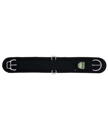 Weaver Leather Neoprene Smart Cinch with Roll Snug Cinch Buckle 32" Straight Black