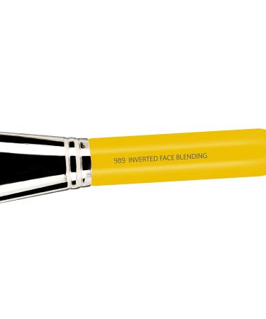 Bdellium Tools Professional Makeup Brush - Studio Series 989 Inverted Face Blending - Soft Synthetic Fibers for Flawless Blending (Yellow 1pc) | International Shipping Available - Buy Online on SooperMarket.com
