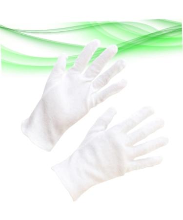 JECOMPRIS 36 Pairs Cotton Anti-Spitting Work Chemical Hand Moisturizer Hair Dye Cotton Protective Moisturizing White - Buy Online on SooperMarket.com