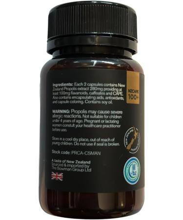 Manuka North Propolis Capsules - 60 Capsules for Immune Support - 30 Servings - Buy Online on SooperMarket.com