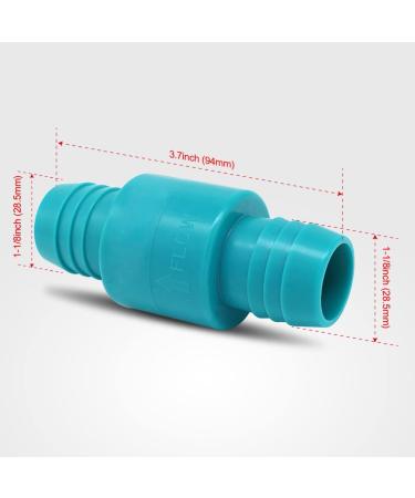 1 1/8 inch Marine Bilge Pump Check Valve - Non Return In-line One Way Valve - Buy Online on SooperMarket.com