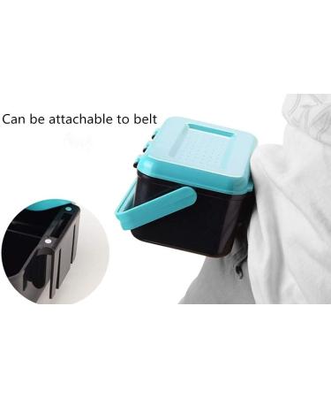 Toasis Fishing Live Bait Box Worm Storage Container Plastic Case with Tweezer Blue-2pcs - Convenient Fishing Bait Organizer - Buy Online on SooperMarket.com