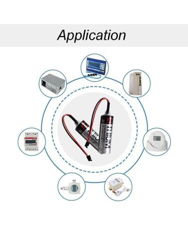 Buy Pack of 5 ER17500V 3.6V 2700mAh Battery for M70 M60 PLC Backup - International Shipping Available - Buy Online on SooperMarket.com
