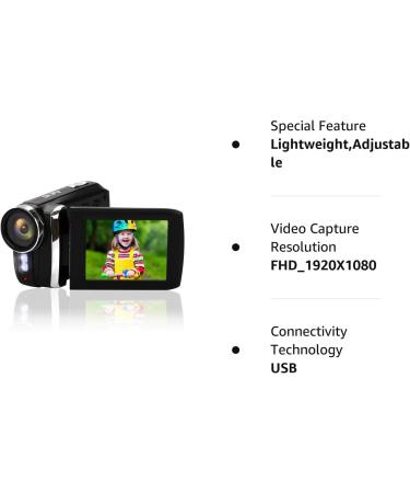 Heegomn Video Camera Camcorder 2.7K 36MP Vlogging Digital Recorder with 2.8 LCD - Perfect for YouTube, TikTok, Teens & Beginners - Buy Online on SooperMarket.com