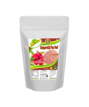 Sembaruthi Poo Podi | Hibiscus Powder| Hibiscus Sabdariffa | Hibiscus Rosa-Sinensis Powder | for Hair Skin & Women's Health (100g/220lbs)