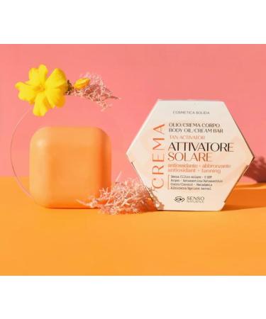 Senso Naturale Sun Box Set Complete Sun & After-Sun Body Kit Vegan & Natural Solar Activating Cream for Perfect Tan After Sun Relief for Soothing Illuminating Oil for Radiance 85g Each - Buy Online on SooperMarket.com