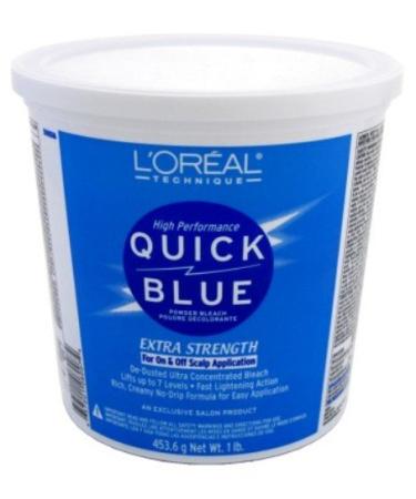 Loreal Quick Blue Powder Bleach Extra Strength 1Lb (473ml) - 2 Pack - Buy Online on SooperMarket.com