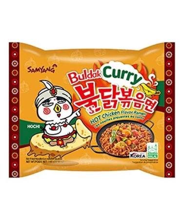 Samyang Curry Hot Chicken Flavour Ramen Noodles 140 g (Pack of 5) by KING BAJ