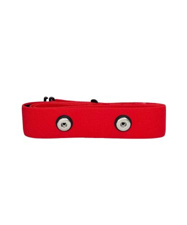 FitCent replacement belt for heart rate knives adjustable soft compatible with Myzone MZ-3 MZ-1 (not for mycotic Switch) red/excursion monochrome (GetaWay Solids)