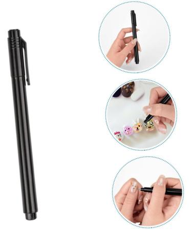 minkissy Nail Art Pen Nail Set Tool Black Nail Accessories Nail Art Design Tools Good Pens for Line Art Fine Line Art Pens Manicure Pen Nail Art Decor Pen Nail Salon Pen Body 1pc - Buy Online on SooperMarket.com