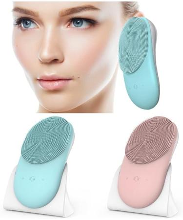 Portable Electric Silicone Face Brush for Women - Rechargeable & Facial Cleansing Brush - Buy Online on SooperMarket.com