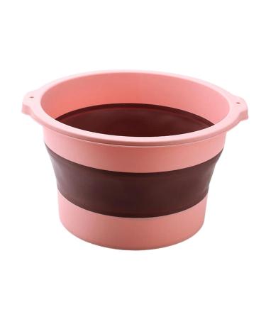 predolo foot massage foot bath massage bucket with massage nodes multifunctional foot bath basin for soaking feet PINK