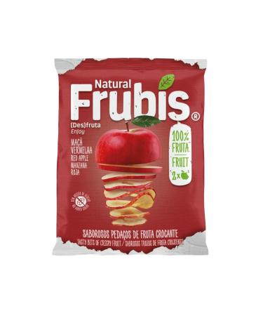 Frubis Tasty Bits Of Crispy Fruit | Red Apple - 6 Pack