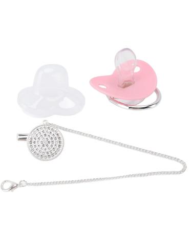 Shop Bling Baby Pacifier - Rhinestone Crown Ultra Soft Silicone BPA Free - Safe Toddler Pacifier Size M (Pink) | Fast International Shipping - Buy Online on SooperMarket.com