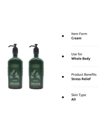 Bath & Body Works Aromatherapy Stress Relief Eucalyptus Spearmint Body Lotion 6.5oz 2-Pack - Buy Online on SooperMarket.com