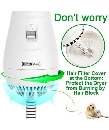 LIVEKEY 2-in-1 Pet Hair Dryer & Slicker Brush | Adjustable 2 Temperatures | For Small & Medium Dogs/Cats - Buy Online on SooperMarket.com