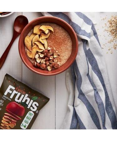 Frubis Tasty Bits Of Crispy Fruit Snacks | 2 x Red Apple | 2 x Green Apple | 2 x Apple and Cinnamon | 2 x Pear | 2 x Mango | 2 x Pineapple - 12 Pack - Buy Online on SooperMarket.com