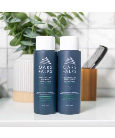 Oars + Alps Men's Sulfate Free Hair Shampoo - Alpine Tea Tree Infused - 12 Fl Oz - Buy Online on SooperMarket.com