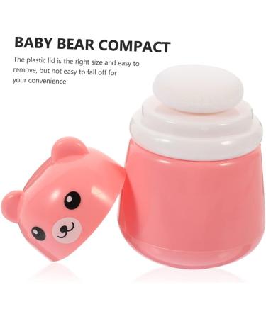 6 Pcs Healeved Baby Powder Puffs in Cute Dispenser Box - Travel Size Talcum Powder for Newborns - Pink, 10X7CM (2pcs) - Buy Online on SooperMarket.com