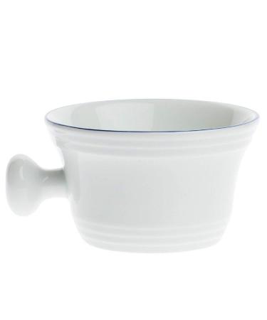 Fendrihan Hand-Painted Dark Blue Porcelain Apothecary Shaving Mug | Premium Shaving Accessories Worldwide Shipping - Buy Online on SooperMarket.com