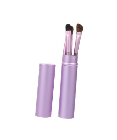 Gogogmee 5 Pcs Horsehair Eyeshadow Brush Makeup Brush Gel Eyeliner Brush Girl's Eyeshadow Brush Aluminum Box
