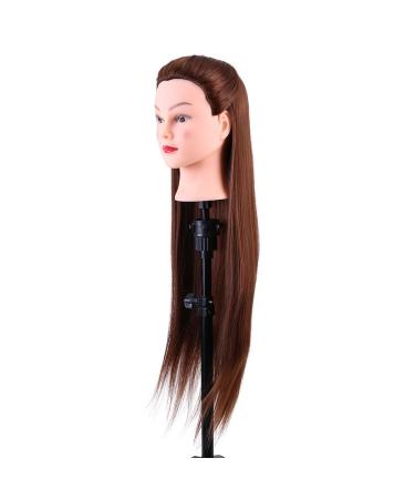 Greensen training heads exercise head hair styling doll cosmetics puppet head with holder wig head DIY hair jewelry model head with bracket for hairdresser exercise head holder