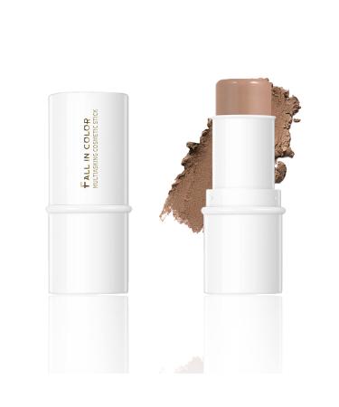 Go Ho Contour Stick for Cheeks&Lips Cream-to-Powder Face Foundation Makeup for Daily Wear 3D Wonder Stick Body Shading Stick 004 Contour 004