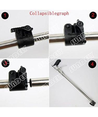 SUNDELY 40" Reptile Snake Tongs Grabber Catcher Handling Tool Stick Herp with Wide Jaw Self Locking Collapsible Foldable Stainless Steel - Buy Online on SooperMarket.com