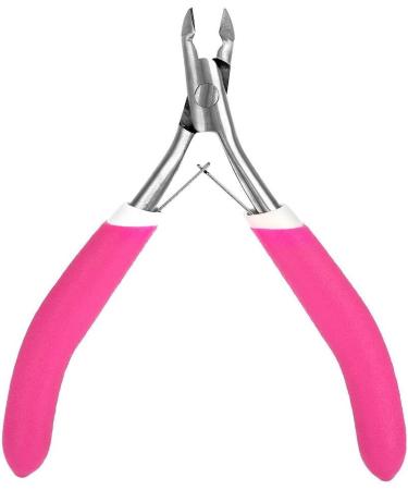 Nail Skin Pliers - Professional Stainless Steel Scissors for Manicure & Pedicure | Rose Red Nail Care Tool - Buy Online on SooperMarket.com