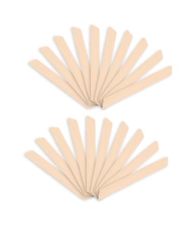 Buy Wooden Wax Spatula Set - 20pcs Square Shape Applicators for Hair Removal - Eco-Friendly Wax Sticks - Buy Online on SooperMarket.com