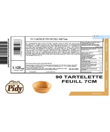 Premium Pidy Tartelette Shells - Perfect for Pies & Tarts | International Shipping Available - Buy Online on SooperMarket.com
