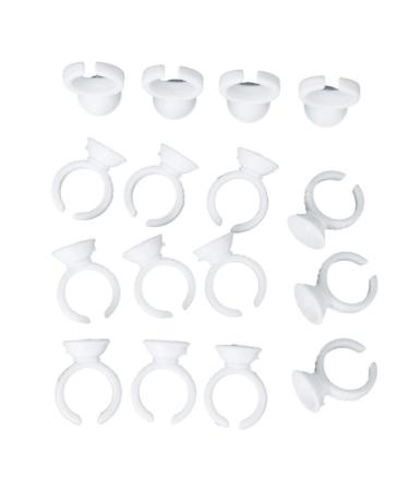 100pcs Disposable Glue Ring Eyelash Extension Holders | International Shipping Available - Buy Online on SooperMarket.com