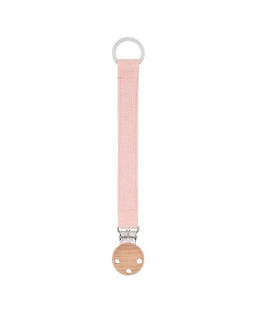 TIAN-K Pacifier chain made of natural beech wood drip-free cotton linen M103