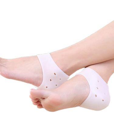 Silicone Heel Protection Sleeves & Gel Insoles for Plantar Fasciitis - Moisturizing Foot Socks for High Heels - Buy Online on SooperMarket.com